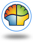 Classic Shell icon button